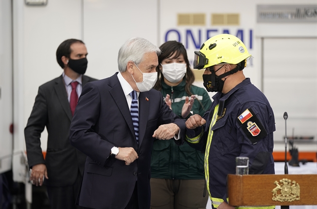 Presidente Piñera promulga ley que establece el nuevo Sistema Nacional de Prevención y Respuesta ante Desastres