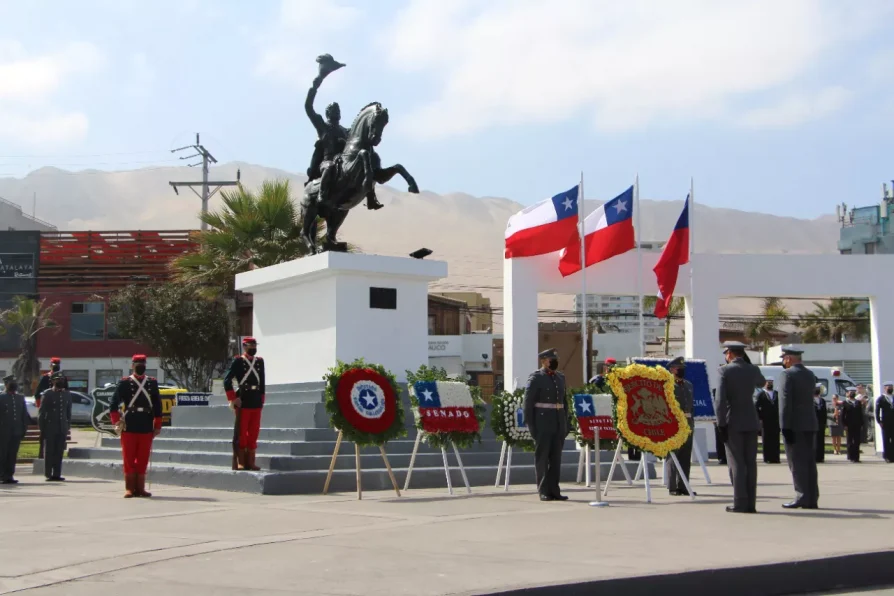 Autoridades civiles y militares conmemoraron natalicio de Bernado O’Higgins Riquelme