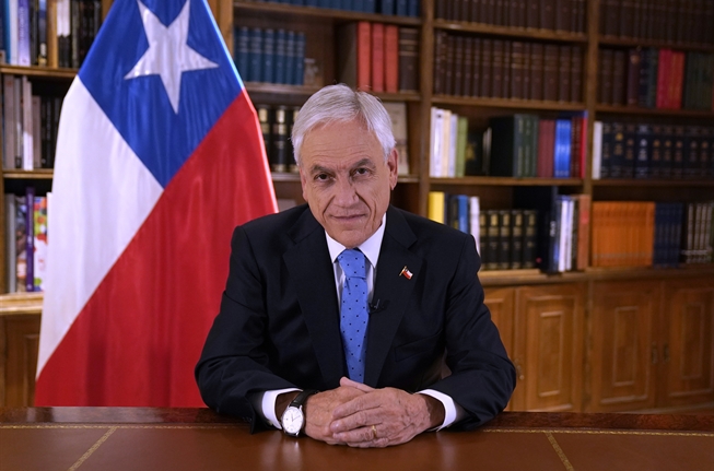 Presidente Piñera anuncia proyecto de ley para mejorar las pensiones