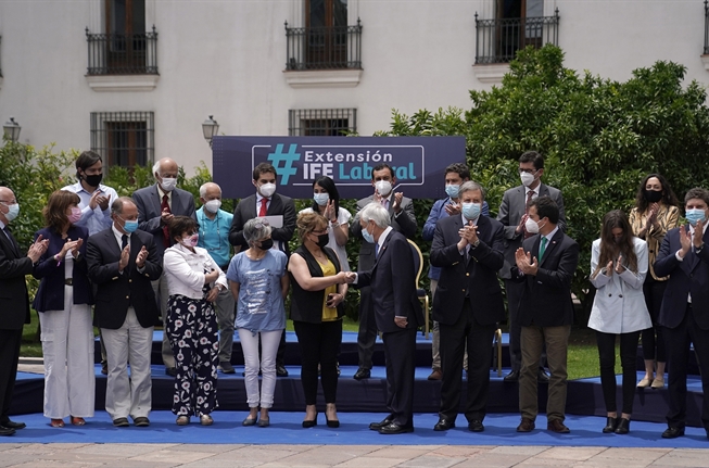 Presidente Piñera anuncia extensión del IFE Laboral: “Con el esfuerzo y aporte de todos estamos recuperando los trabajos perdidos y reactivando con mucha fuerza nuestra economía”