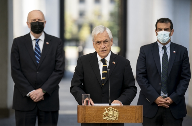 Presidente Piñera da inicio a Estado de Excepción en la zona norte