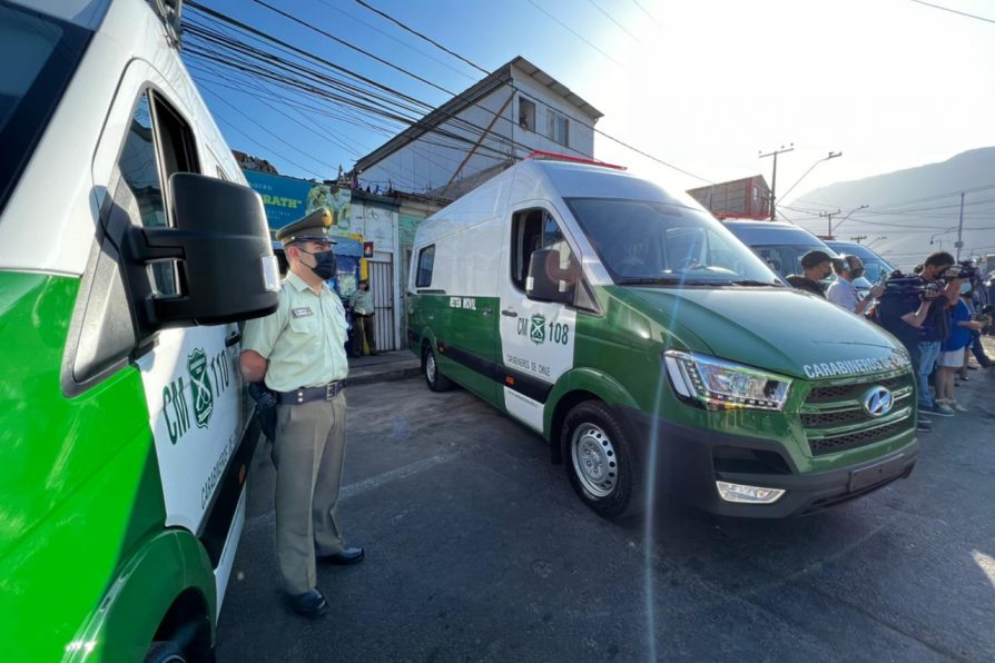 Carabineros recibió seis nuevos retenes móviles para la Región de Tarapacá