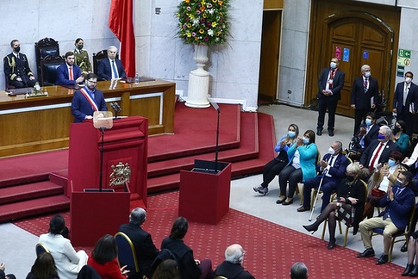 Presidente Gabriel Boric rindió su primera cuenta ante el Congreso Pleno basada en cinco ejes estructurales