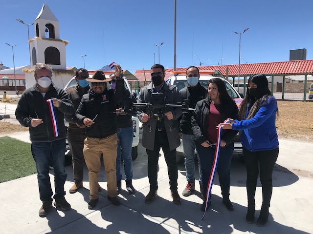 Camionetas y drones para reforzar seguridad en Colchane