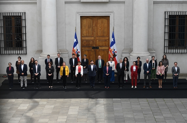 Presidente de la República, Gabriel Boric Font, realizó su primer cambio de gabinete en el Palacio de La Moneda