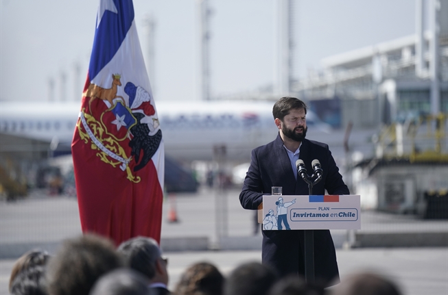 Presidente de la República, Gabriel Boric Font, presentó Plan Invirtamos en Chile