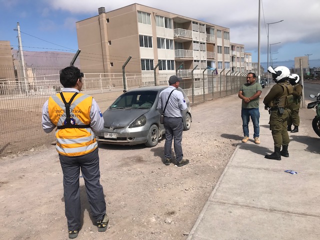 Con 23 infracciones a la Ley de Tránsito concluyó fiscalización en Alto Hospicio