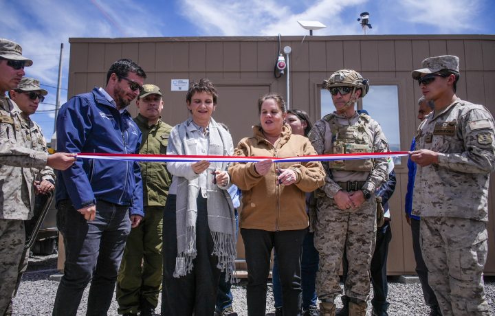 Vicepresidenta Carolina Tohá y ministra de Defensa, Maya Fernández, inauguran nuevos Puestos de Observación Fronteriza (POF) en Colchane