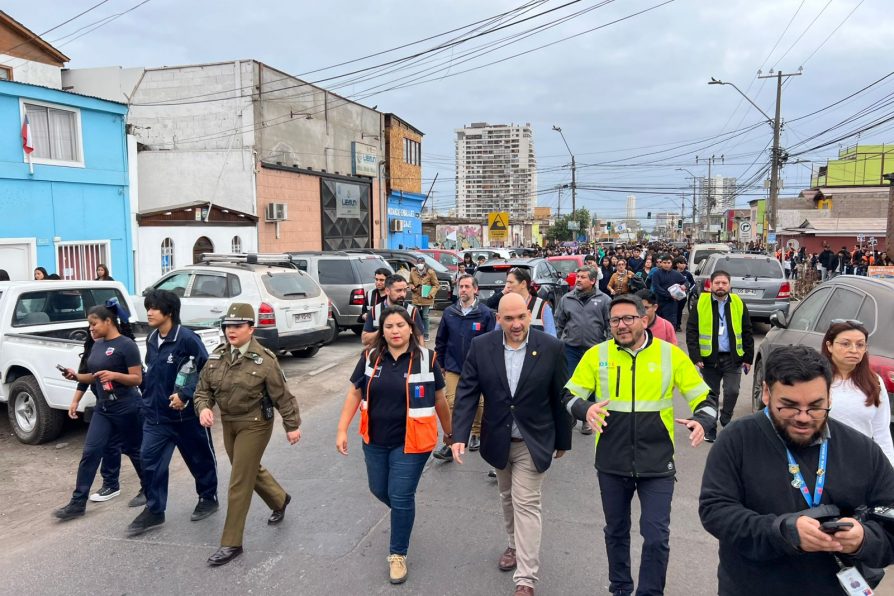 Gran participación del mundo escolar en simulacro de sismo-tsunami