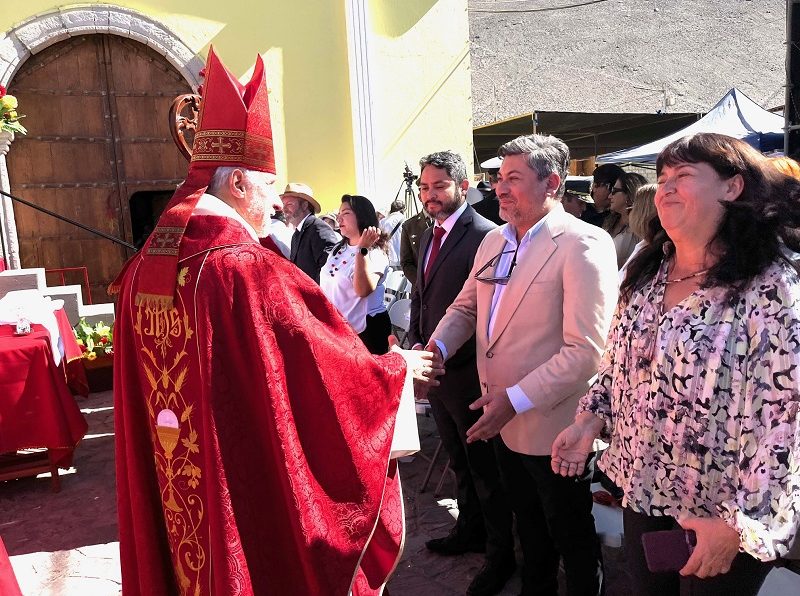 Delegado presidencial (s) en eucaristía en honor a San Lorenzo en poblado de Tarapacá