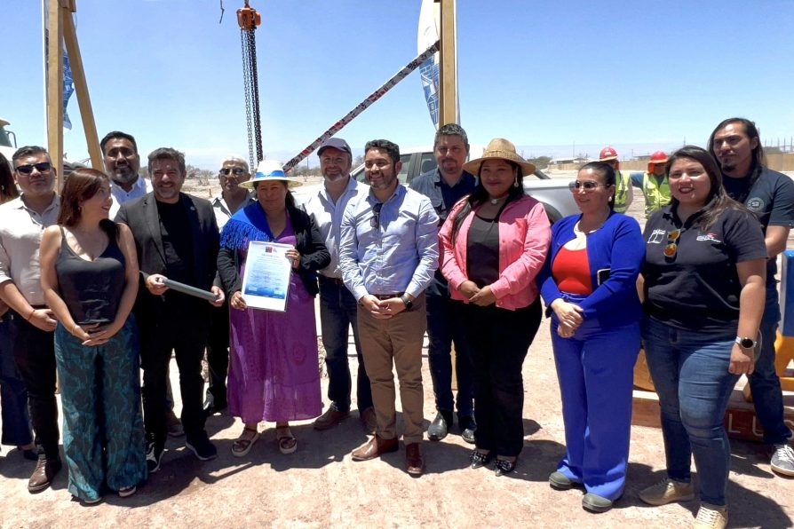 Delegado presidencial en inicio de obras del conjunto habitacional “Reina del Tamarugal” en Pozo Almonte