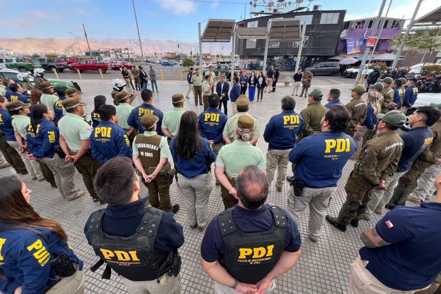 Con 115 detenidos concluyó operación “Fortaleza 3” en Tarapacá