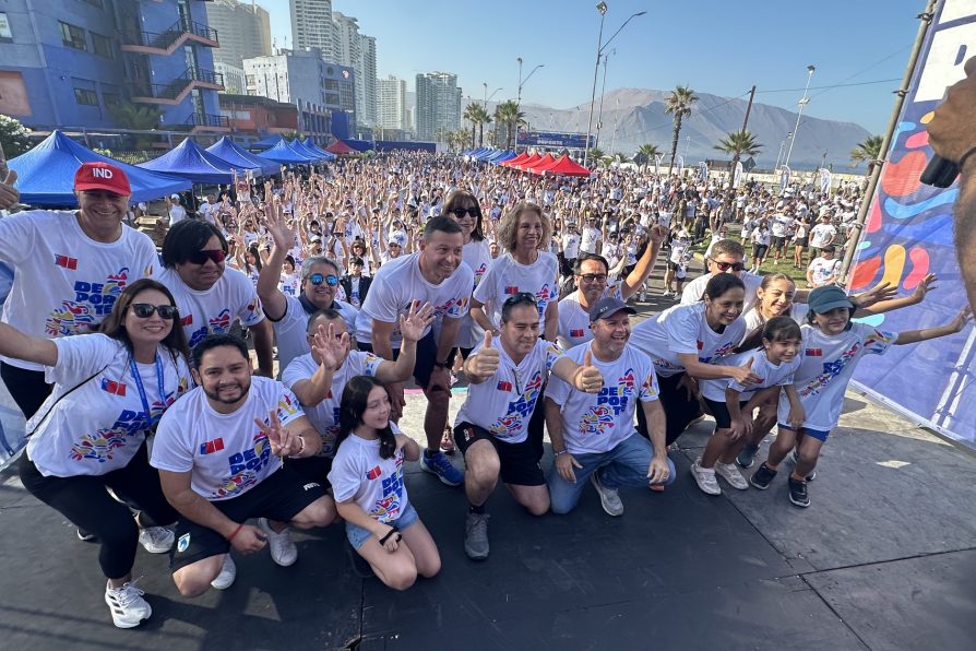 Más de 4 mil personas en Iquique disfrutaron de la Corrida Más Grande de Chile