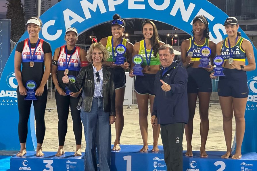 Brasil se corona ganador del Sudamericano de Vóleibol Playa 2026 en Arena Cavancha