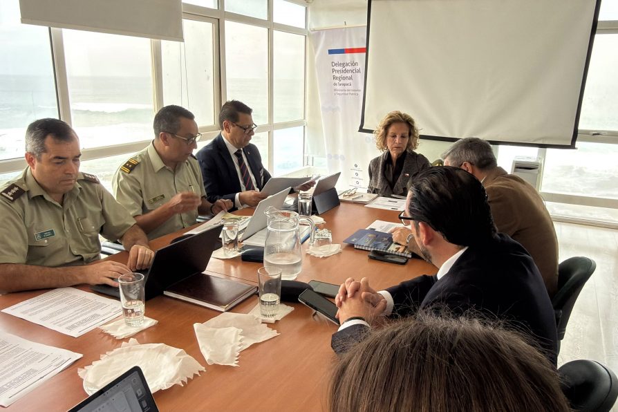 Delegada presidencial presidió reunión semanal del Comité Policial